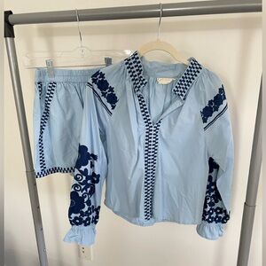 Julia Amory COATUE TOP and Shorts Blue Size XS